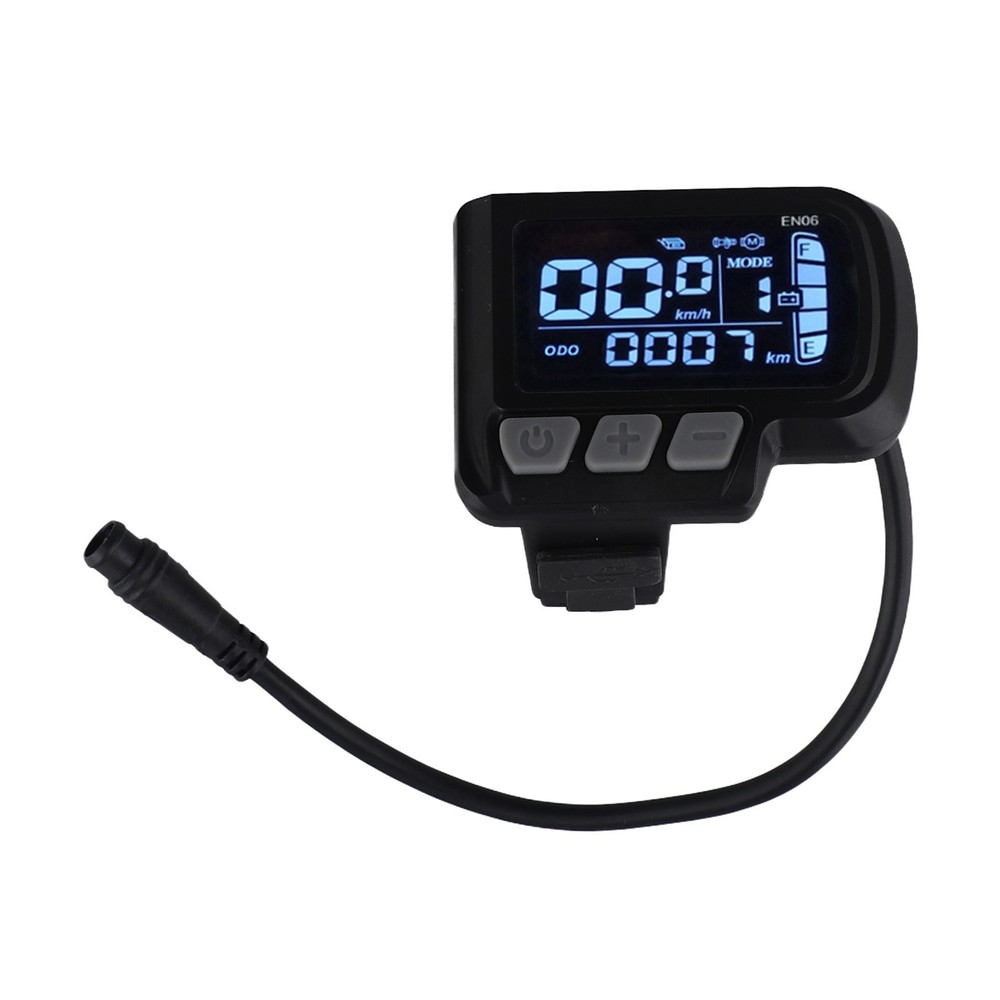 6 Pins Waterproof LCD Display For E Bikes Compatible With Multiple Voltages