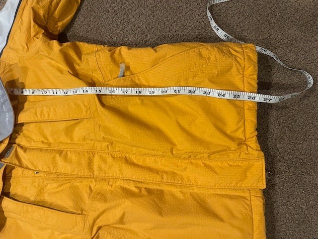 Helly Hansen Helly Tech 10 Jacket Mens Medium Yellow Gray Ski Snow Shell Coat
