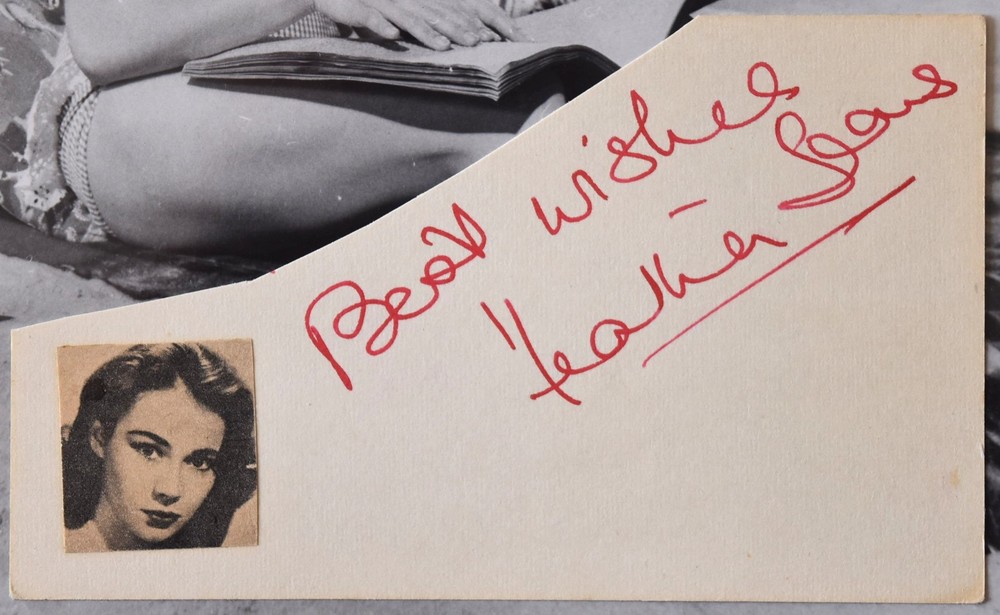 Heather Sears Hand Signed Card