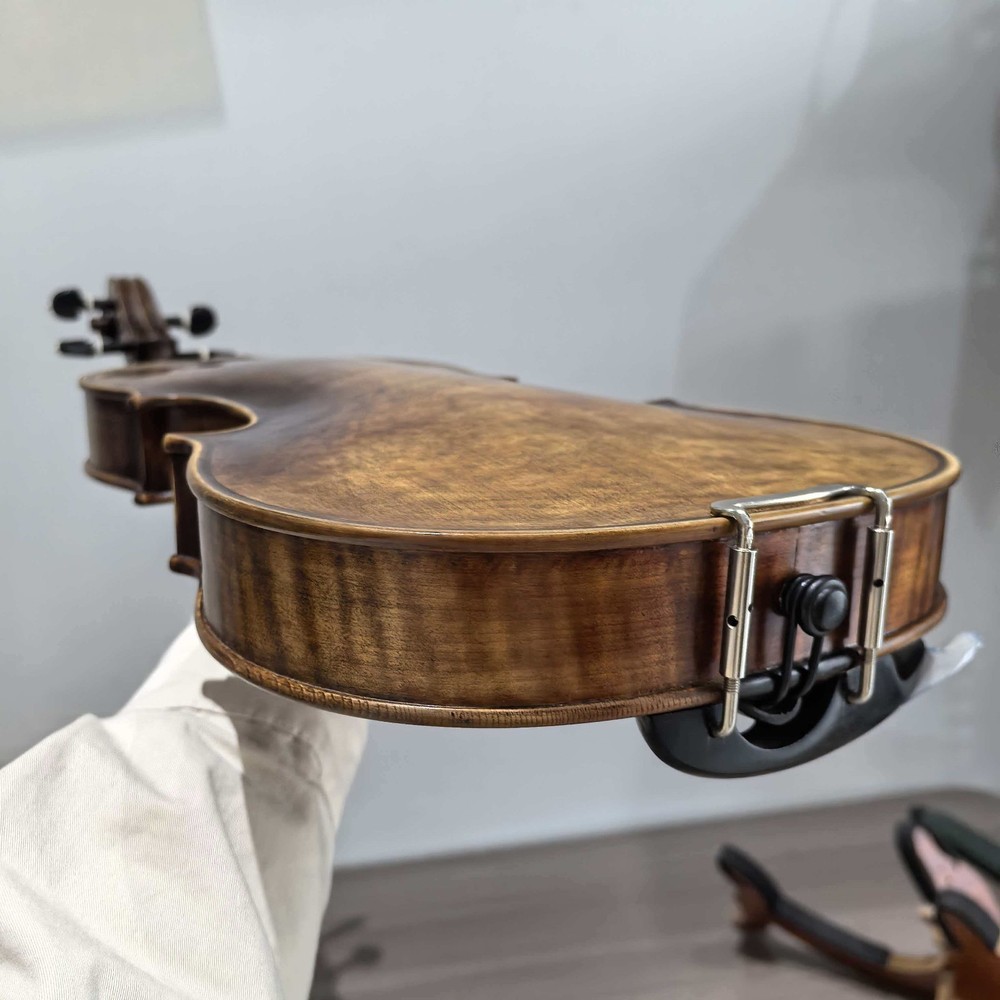 SurpassMusic 4/4 Violin Outfit Maple Back Solid Spruce Top with Case&Bow