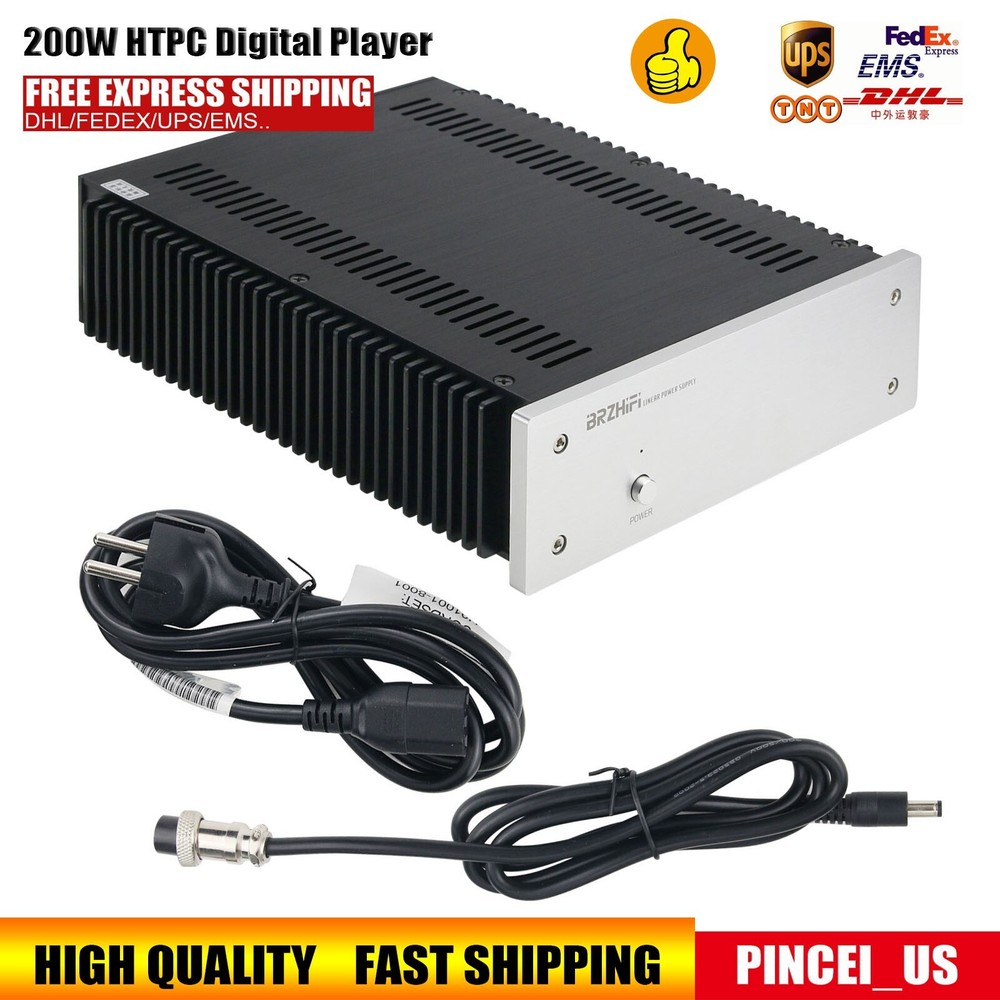 200W HTPC Digital Player NAS with High Current Linear Power Supply 2-CH Output