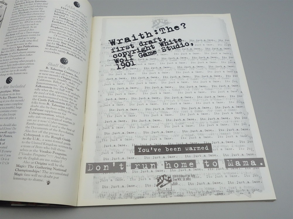 White Wolf Magazine: Issue # 44