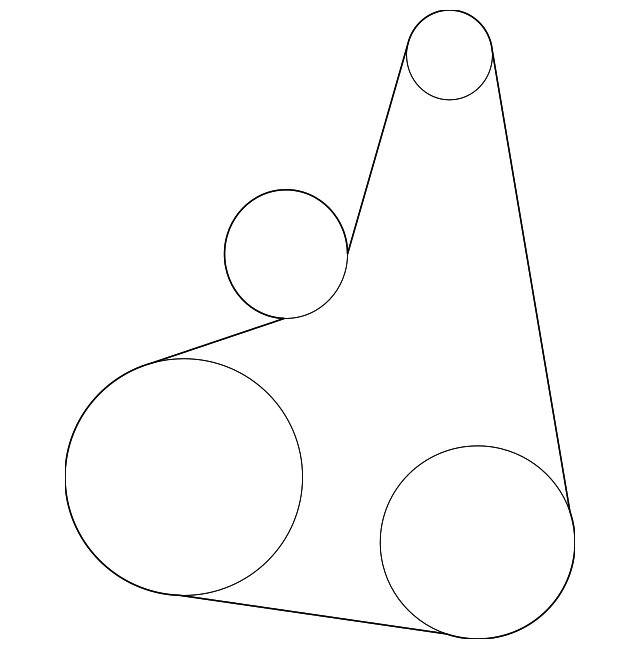 OEM Genuine Toyota Camry RAV4 2.5L A25AFKS Serpentine Drive Belt 90916-A2027