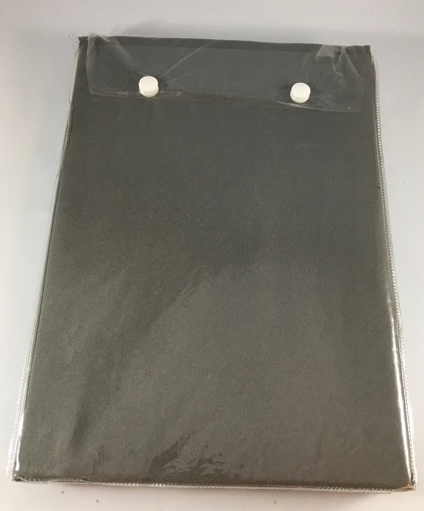 Superior Standard Pillowcase Set 20”x30” 100% Polyester “Silver ~ Solid” NEW