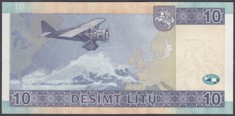 Lithuania 10 Litu 2007 UNC