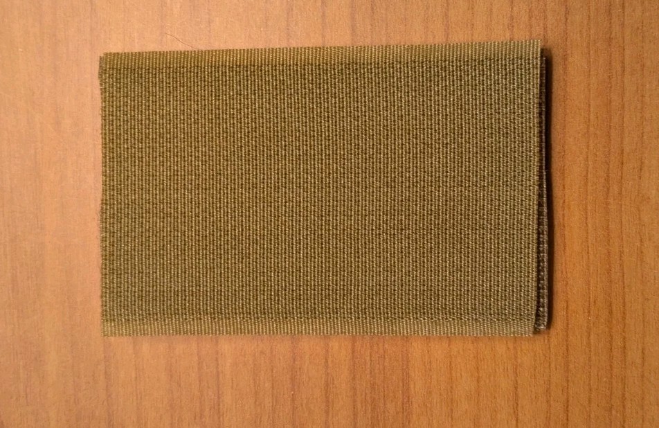 U.S. Flag Patch tan black hook and loop 3'' x 1.9''