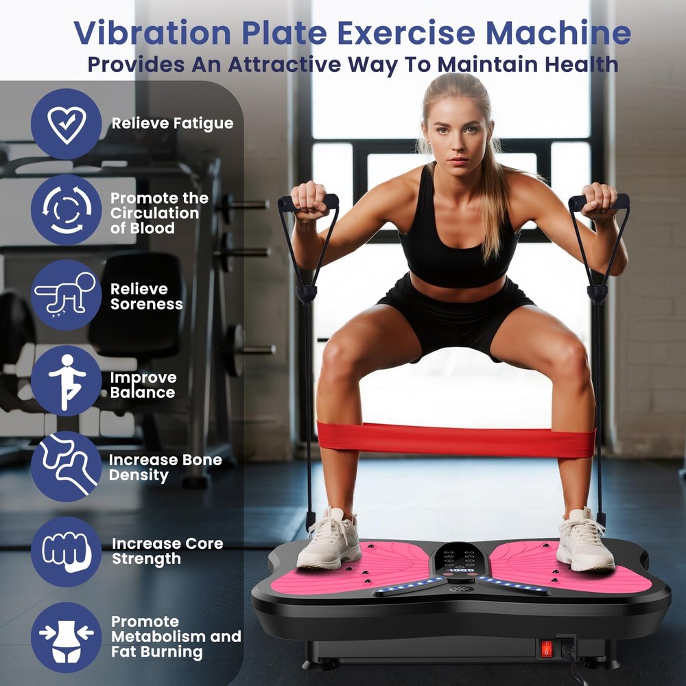 Vibration Plate Exercise Machine for Lymphatic Drainage, Vibration Machine fo...