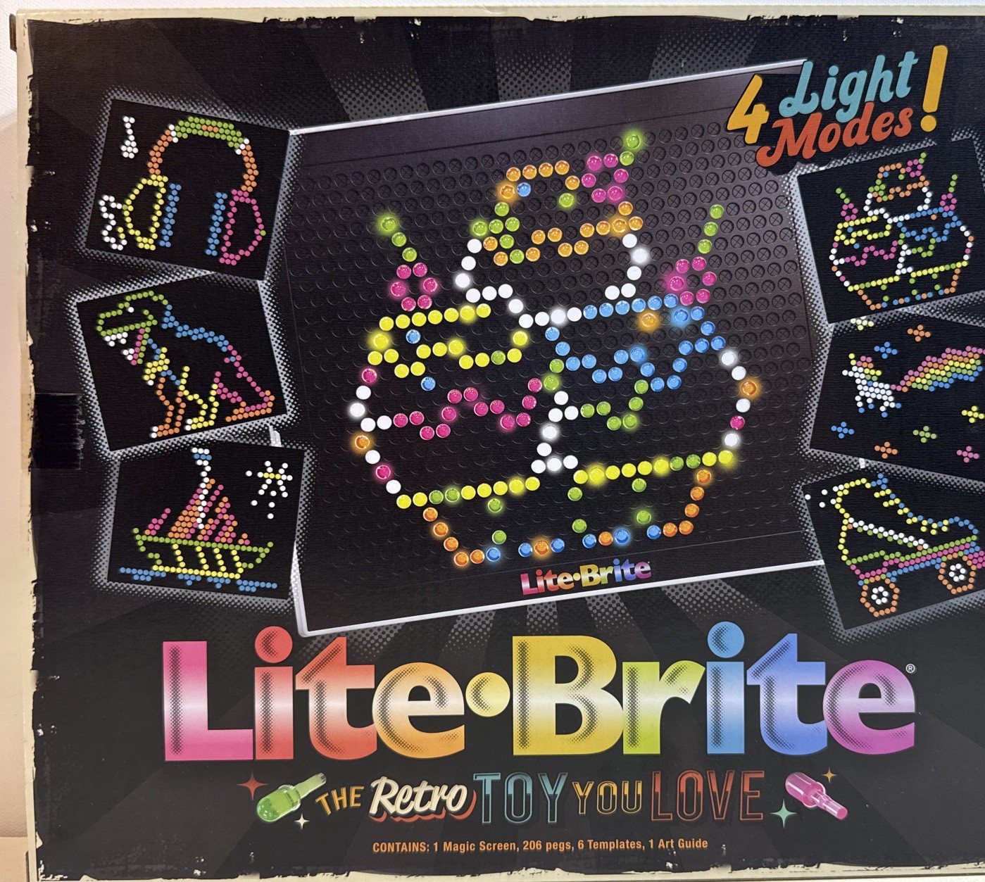 Lite Brite Classic Retro Toy 214 Pieces New