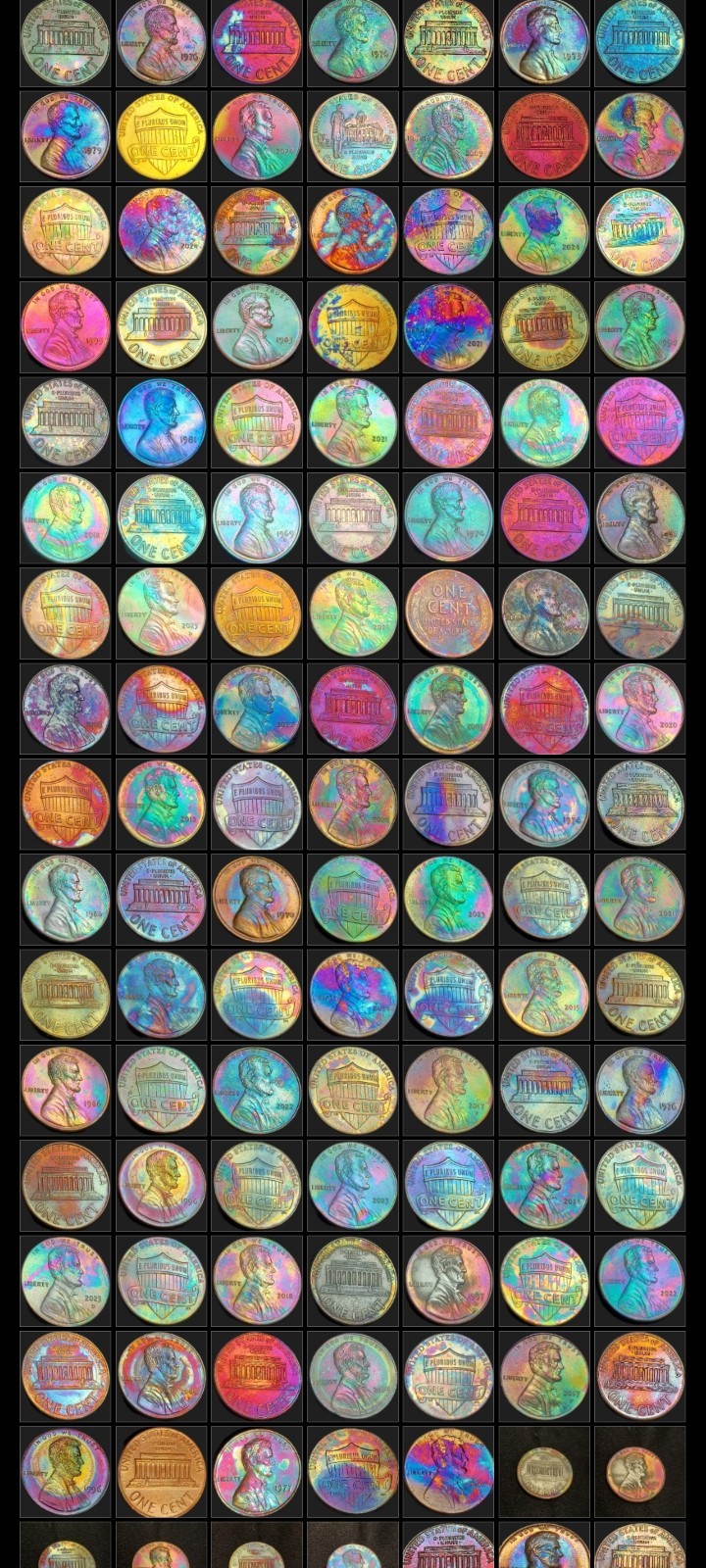 Rainbow🌈Toned Penny Easter Egg Fillers - Cancer Fund Raiser