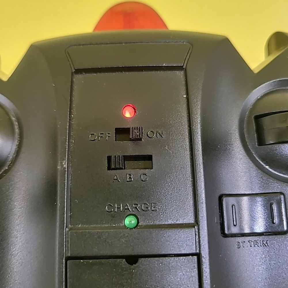 Brookstone u-Control Silver Bullet RC Helicopter Remote Control