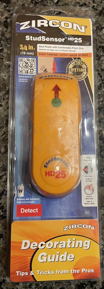 ZIRCON -StudSensor HD25 Edge Finding Stud Finder 3/4 In