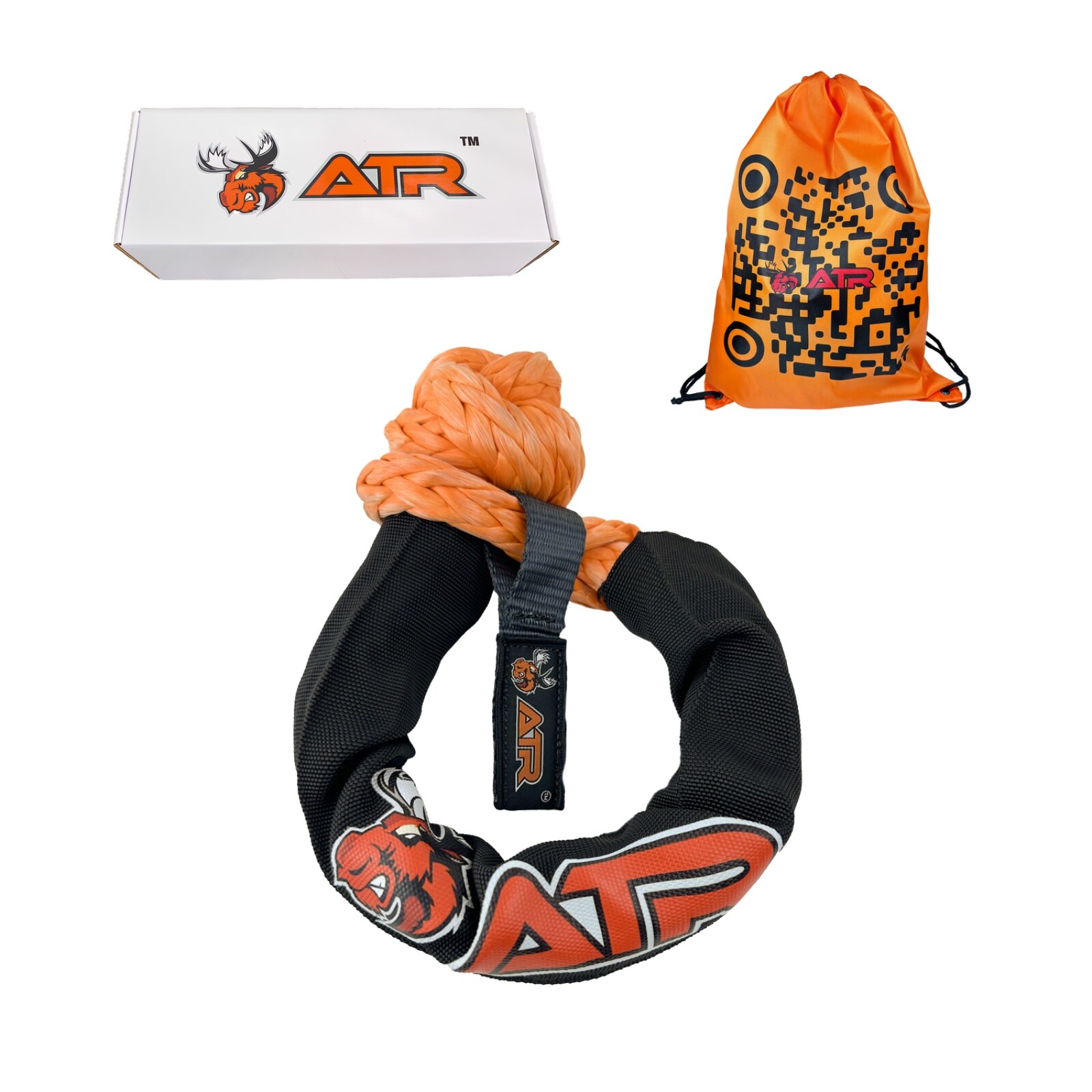 ATR Soft Shackle 66,200LB – 3/4” x 24” Heavy Duty Winch Recovery Rope 4x4 Towing