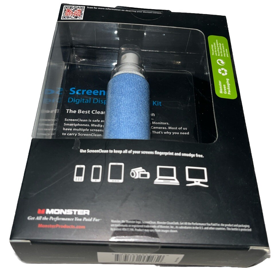 Screen Clean For Portable Electronics - Digital Display Cleaning Kit!