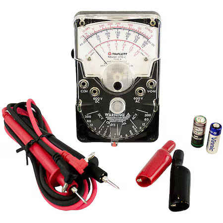 Triplett 3022 Analog Multimeter, 600 V, 20 Megaohm