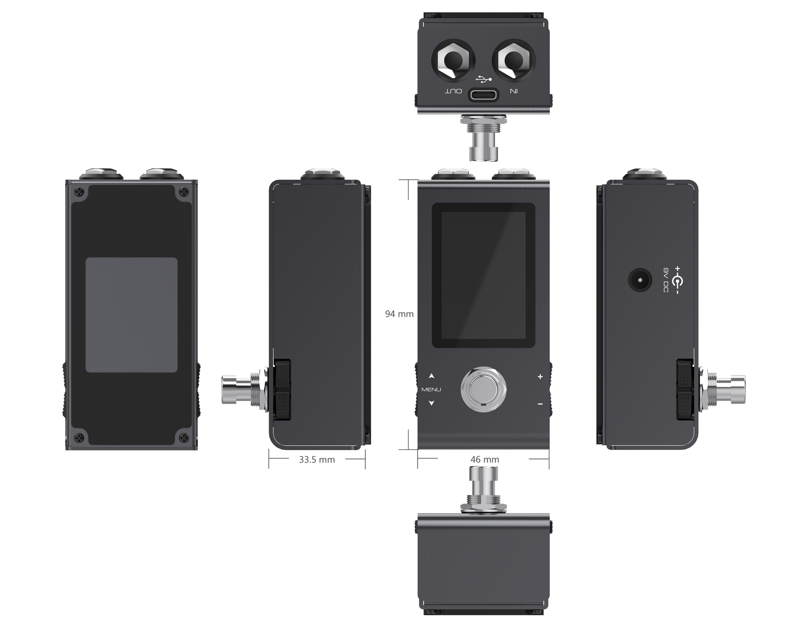 Peterson StroboStomp Mini Stompbox Strobe Tuner Pedal