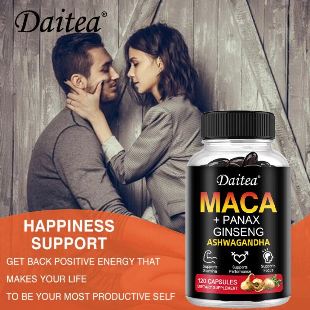 Maca Extract - 10000mg- 120 Capsules - Improve performance