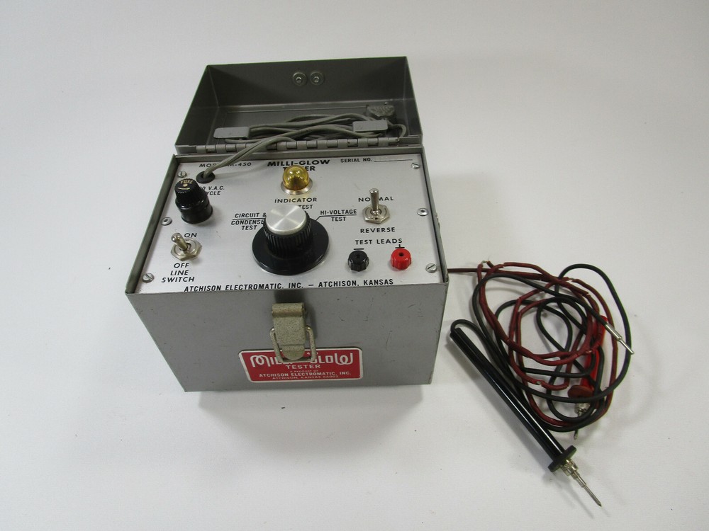 Milli-Glow tester model M450 Atchison Electromatic