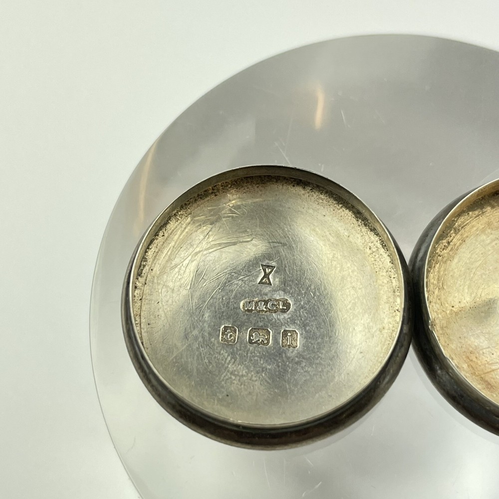 Antique Solid Silver Round Pill Box M & C Lister Ltd 1908 Diameter 2.2cm
