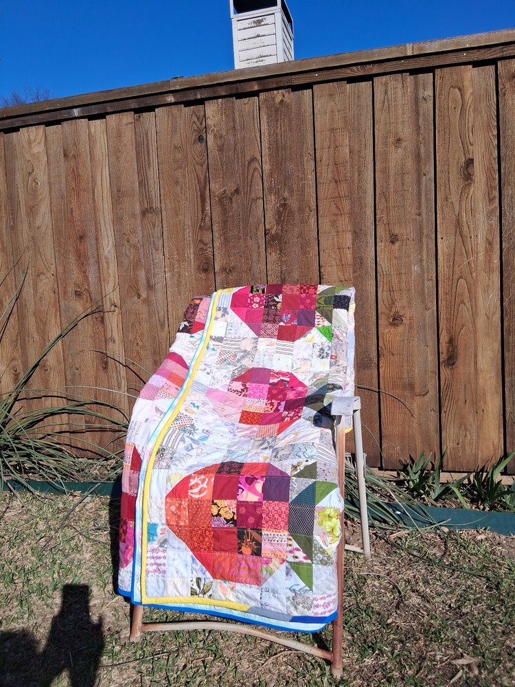 Strawberry sampler quilt