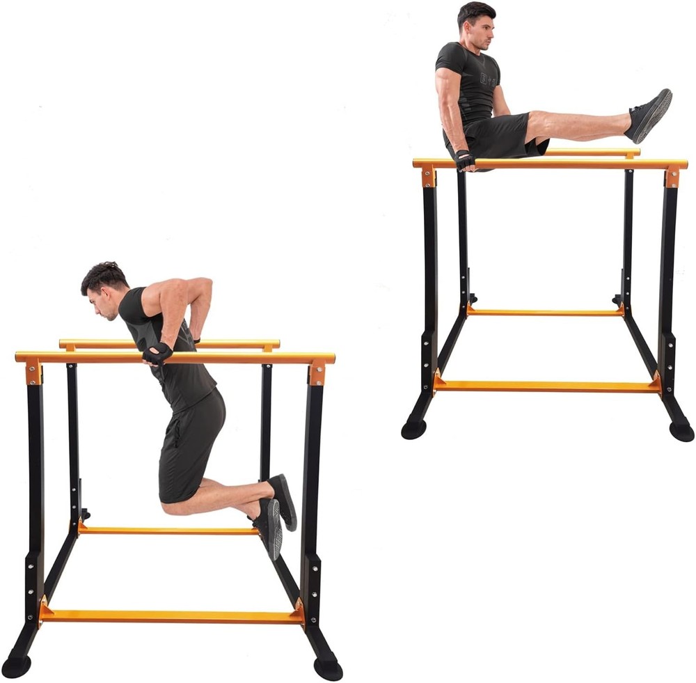 Multi-Function Dip Station for Home Gym - 600 lb Capacity - Dips & Pull-Ups
