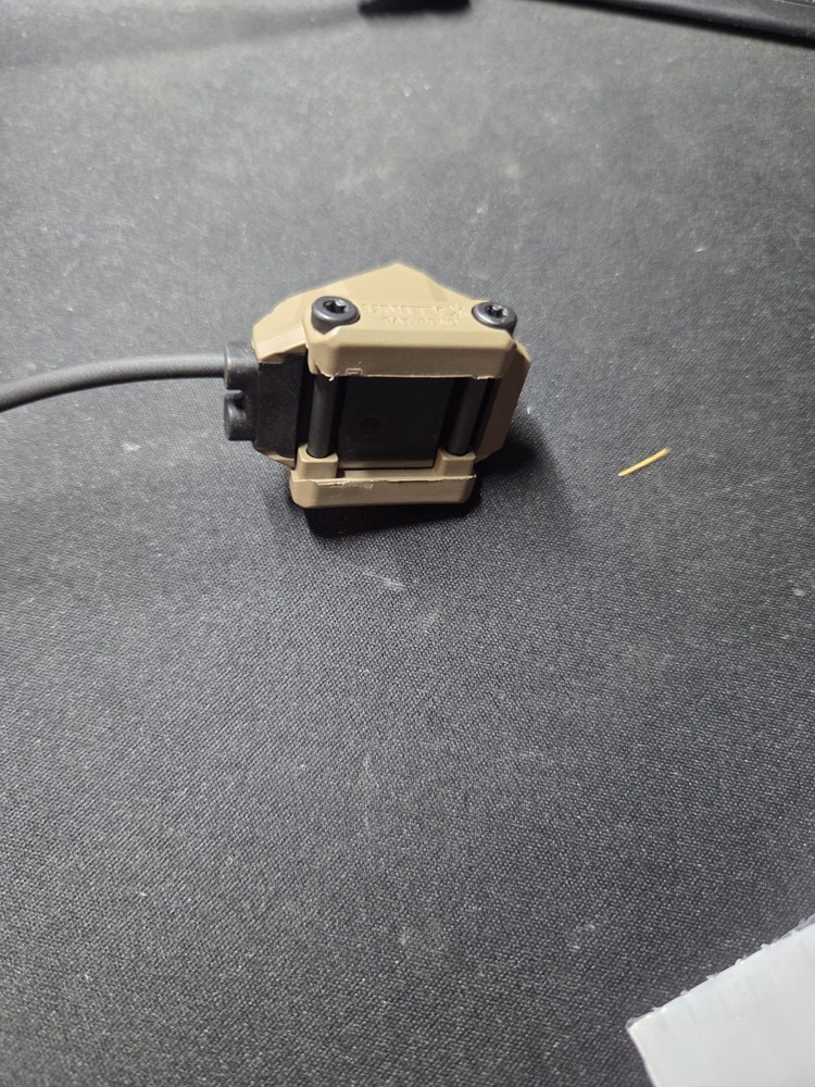 Unity Tactical Axon Single Lead Remote Switch Crane Plug Type 13" FDE
