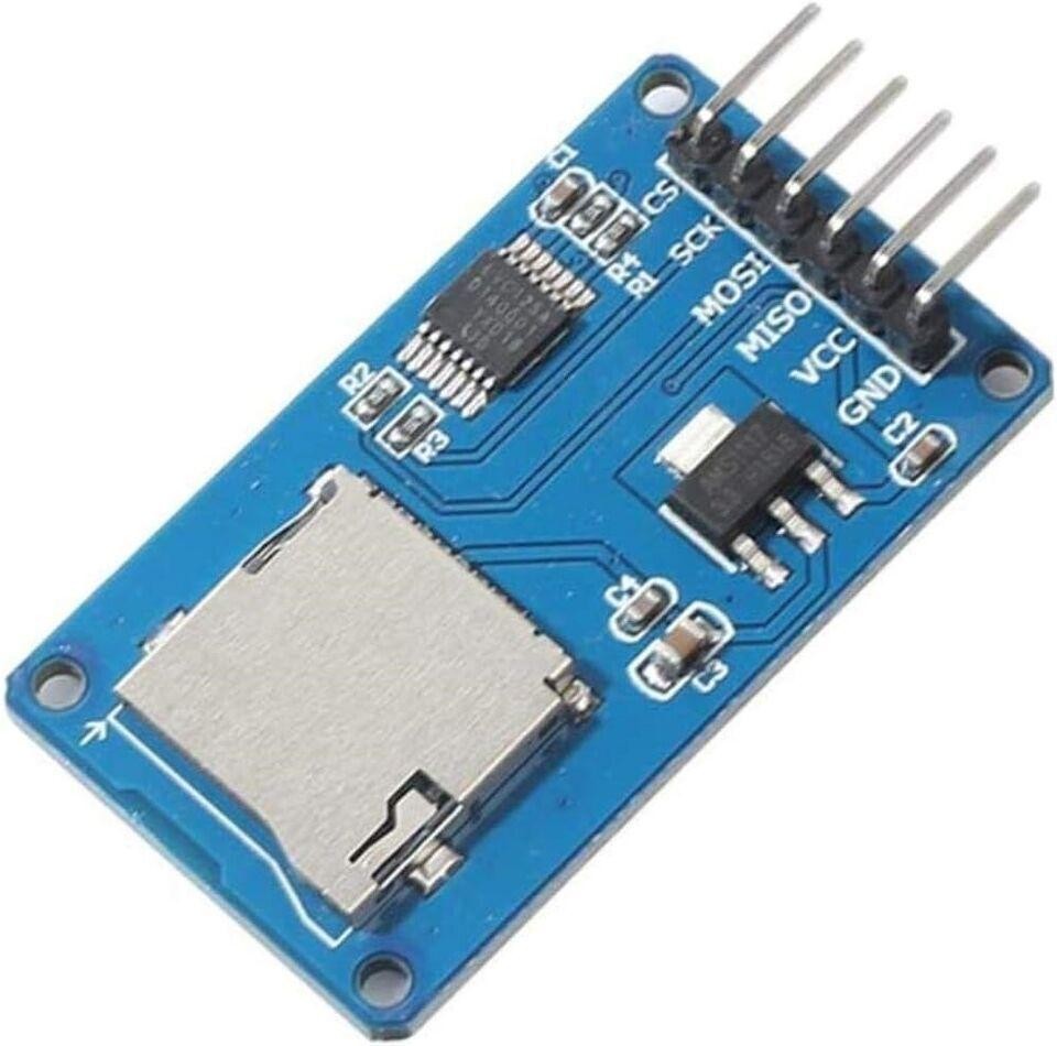 5pcs Micro SD Card Module Storage Board 6-pin TF Card Memory Adapter Reader Modu