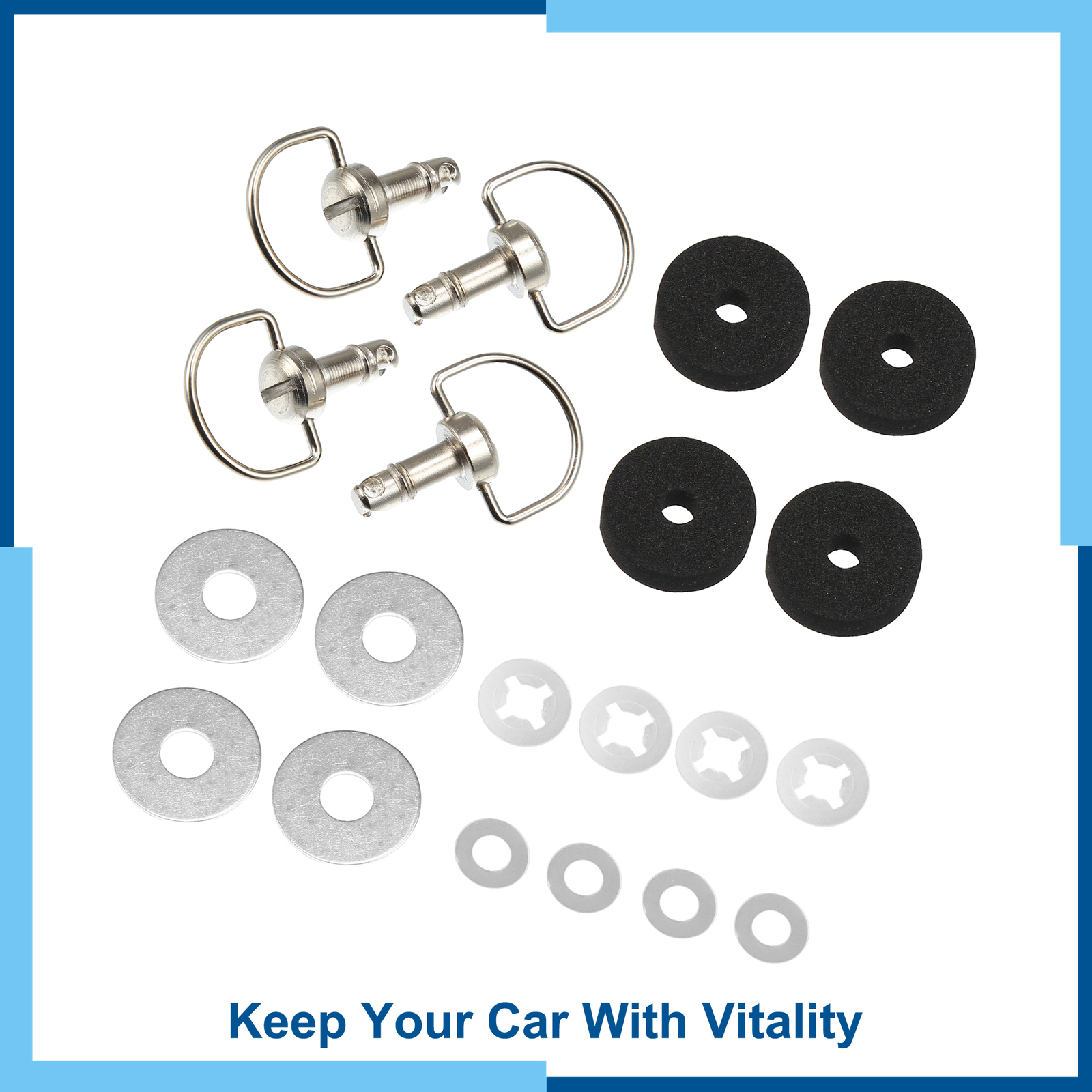 Pack (1) Roof Pins Quick Release Bolts Set for Can Am X3/ X3 Max