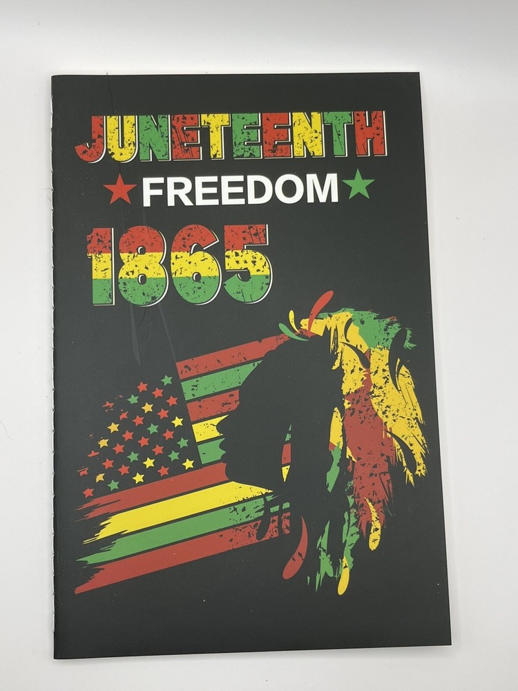 Juneteenth Freedom Blank Page Notebook