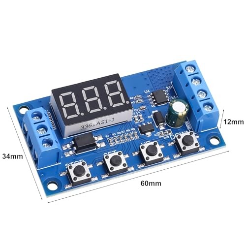 Motor Controller, ICSTATION DC 3.3V-15V Motor Forward/Reverse Controller 50W