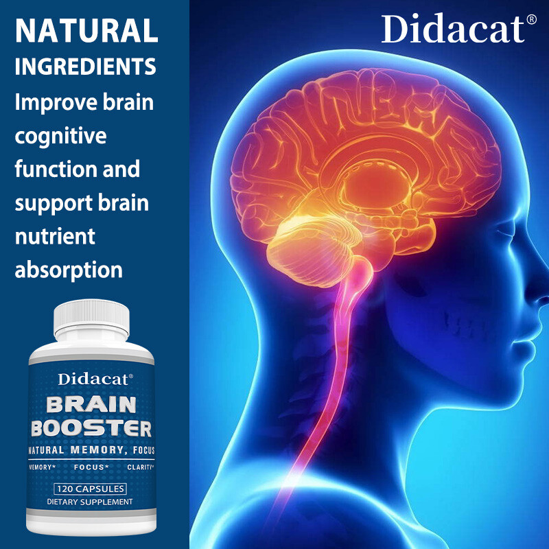 Brain Booster Capsules Brain Memory, Concentration Support Clear Brain Thinking