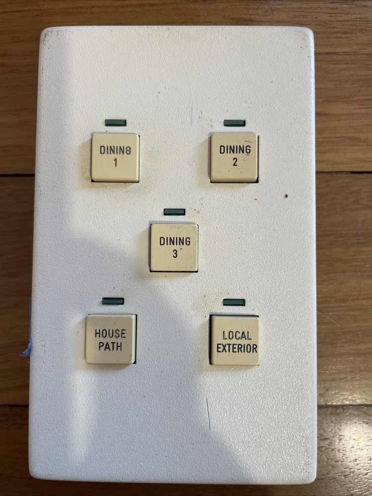 LiteTouch / Savant Metropolitan 5 Button Ivory Keypad