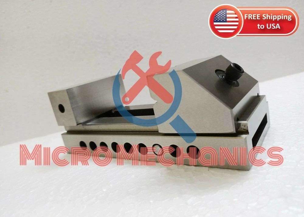 2'' Screwless Tool Making Grinding Precision Ground Vise .0002" Square Parallel