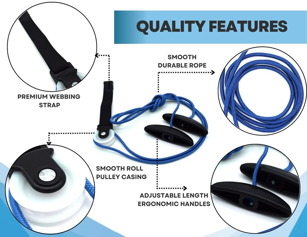 Shoulder Pulley for Physical Therapy with Exercise Guide Improves Shoulder S...