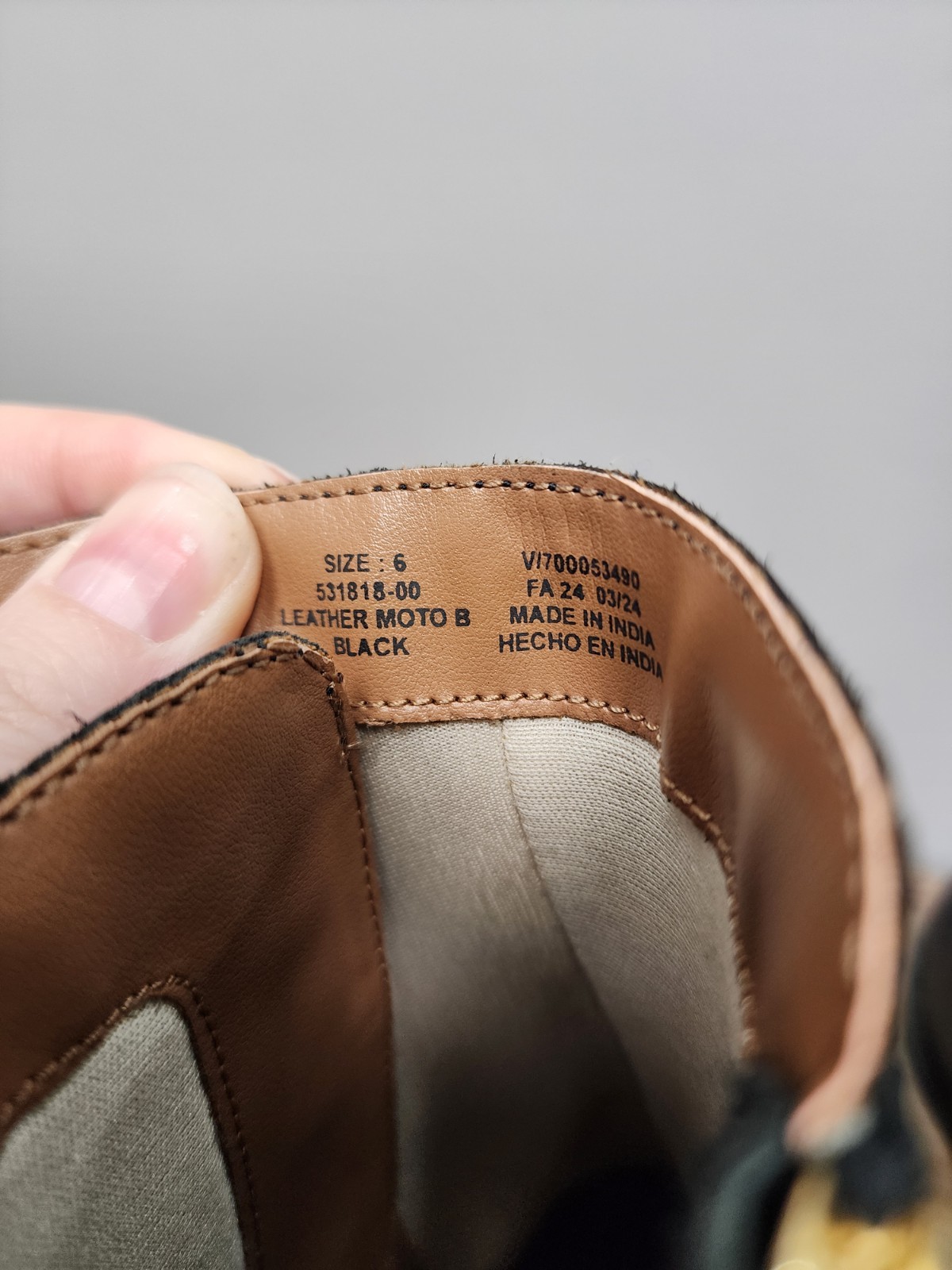 Banana Republic Moto Style Leather Boots Size 6