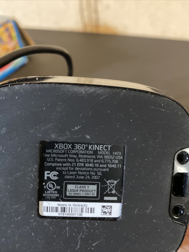 Microsoft Xbox 360 Kinect Sensor Bar Only Black 1473