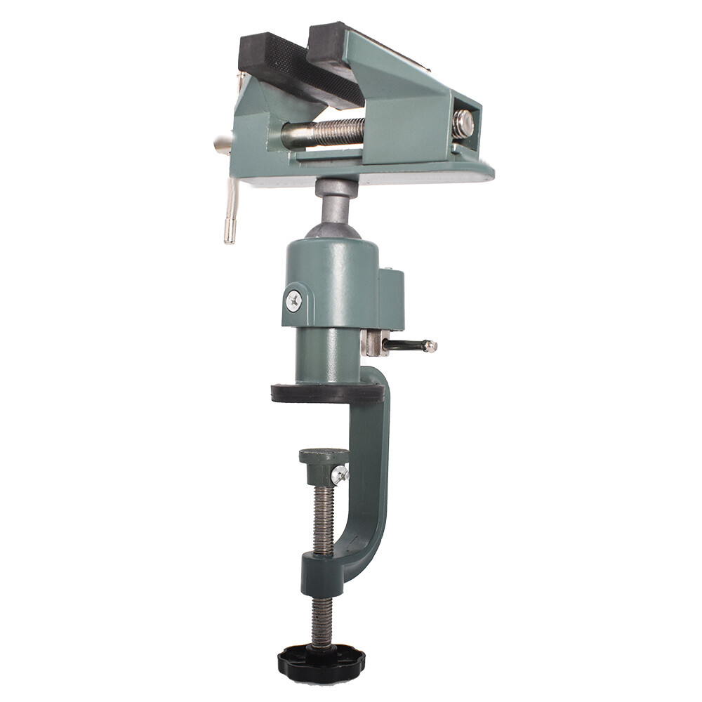 BENCH VISE SWIVEL 3" TABLETOP CLAMP VICE TILTS ROTATES 360 UNIVERSAL WORK HOBBY