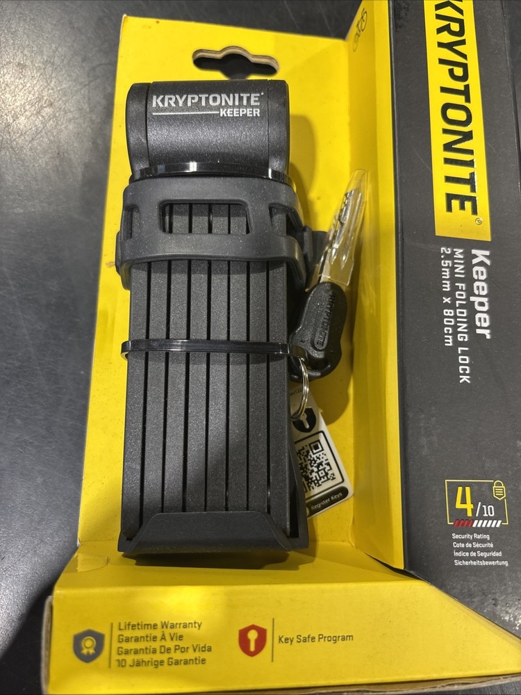 KRYPTONITE KEEPER 510 FOLDING LOCK Brand New
