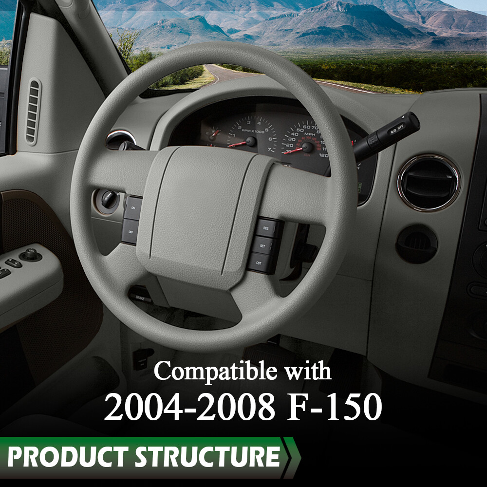 Instrument Cluster Speedometer Dash Bezel Trim Gray Fit For 04-08 Ford F-150