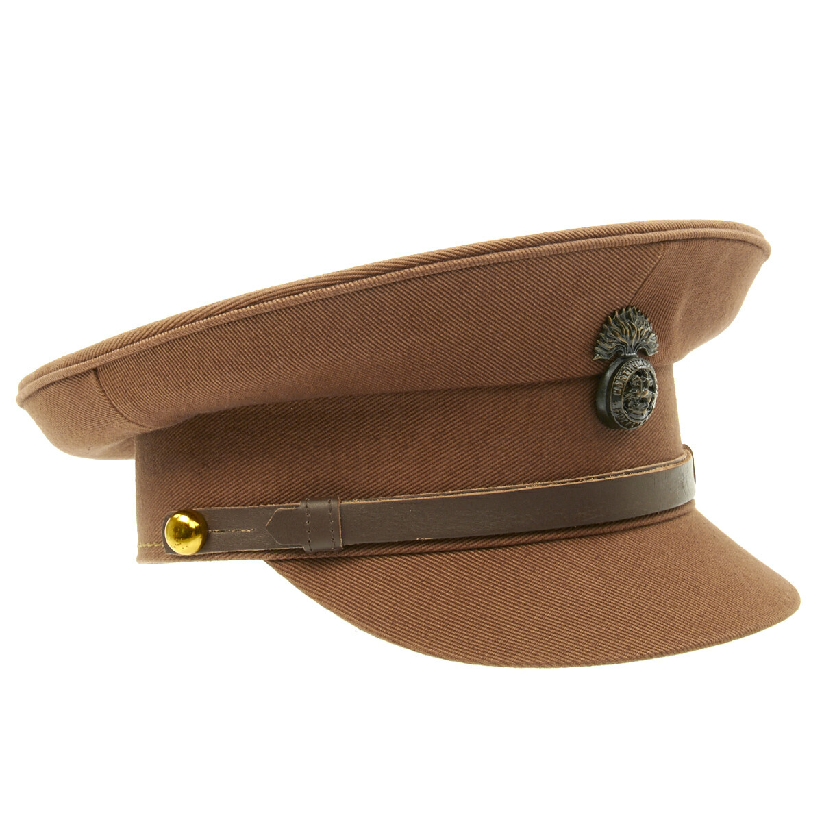 British WWI Officer Service Dress Peaked Cap- Size US 7 (56cm)