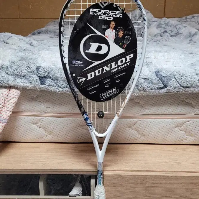 Dunlop Force Evolution 130 Squash Racket - Unopened, 130g, E-Frame Balance
