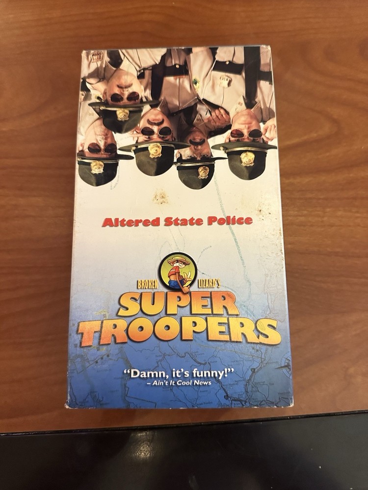 Super Troopers (VHS, 2002, R, Comedy, TESTED)