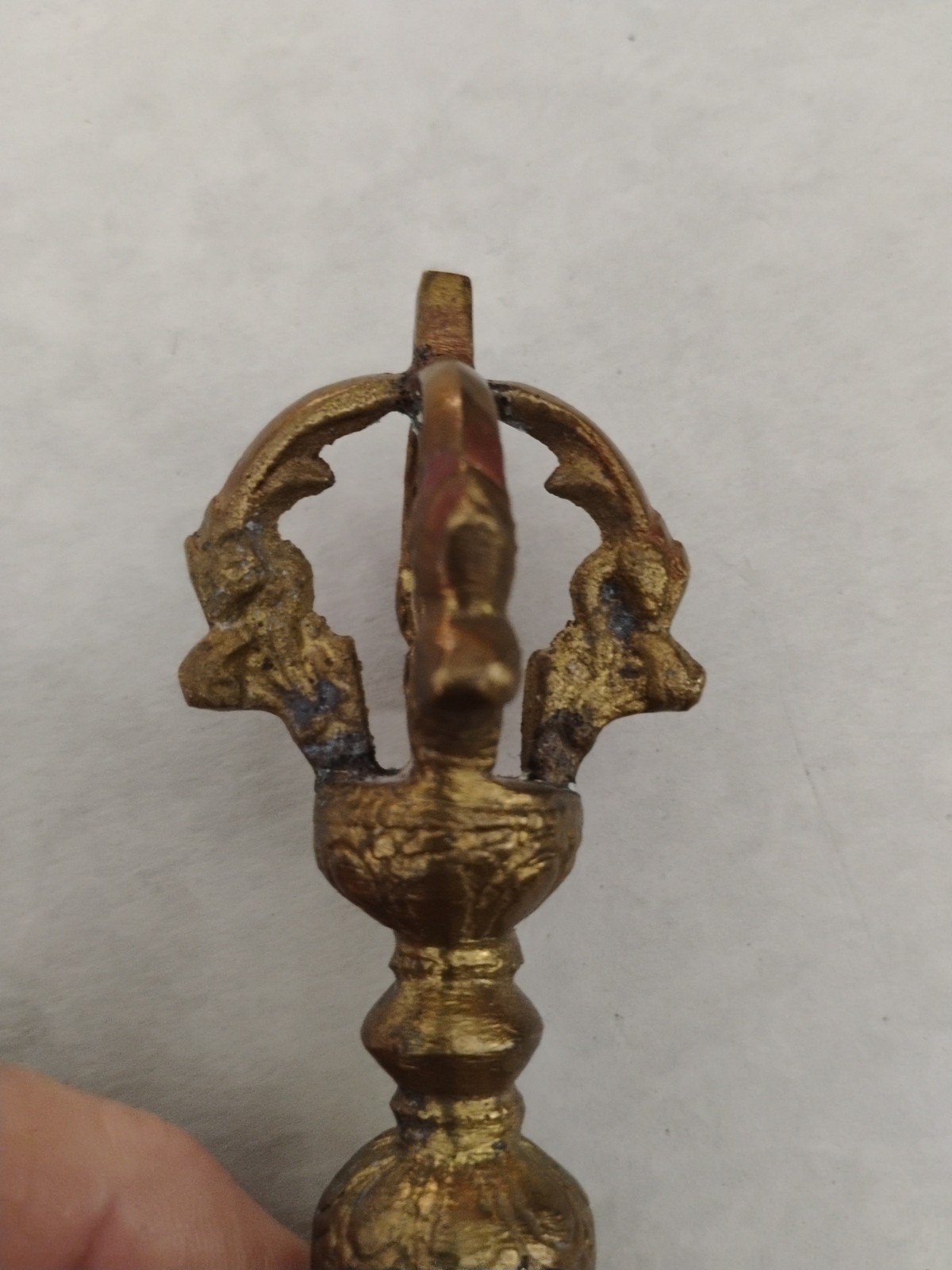 Antique Tibetan Bronze Dorje / Vajra c. 1890