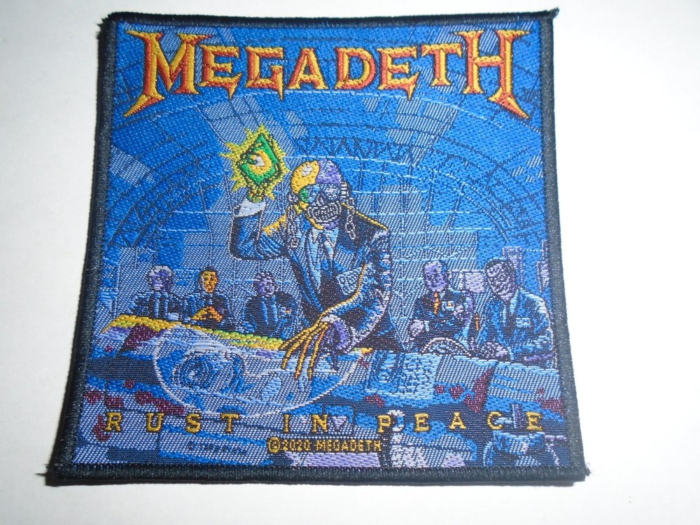 MEGADETH RUST IN PEACE WOVEN PATCH