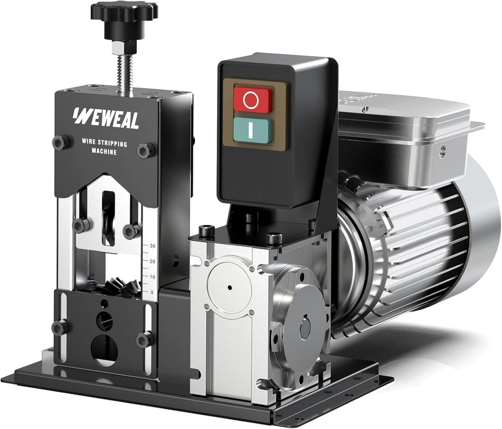 Wire Stripper Machine, 0.06''-1.18'' Electric Cable Stripper Machine with 180...