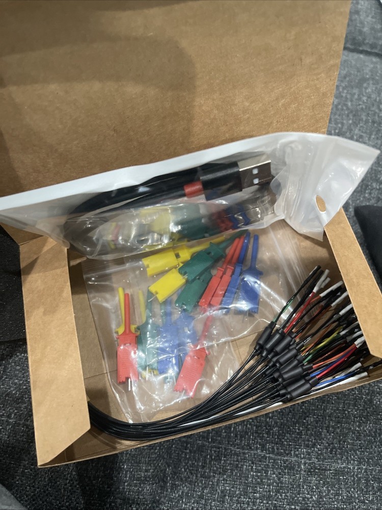 DSLogic Plus 16CH Logic Analyzer USB 2.0 400MHz Sampling 256Mbits Debugging Kit