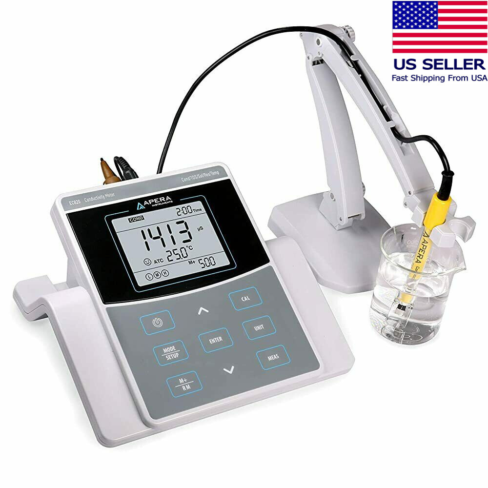 *NEW* Genuine Apera Instruments® EC820 Precision Benchtop Conductivity Meter Kit