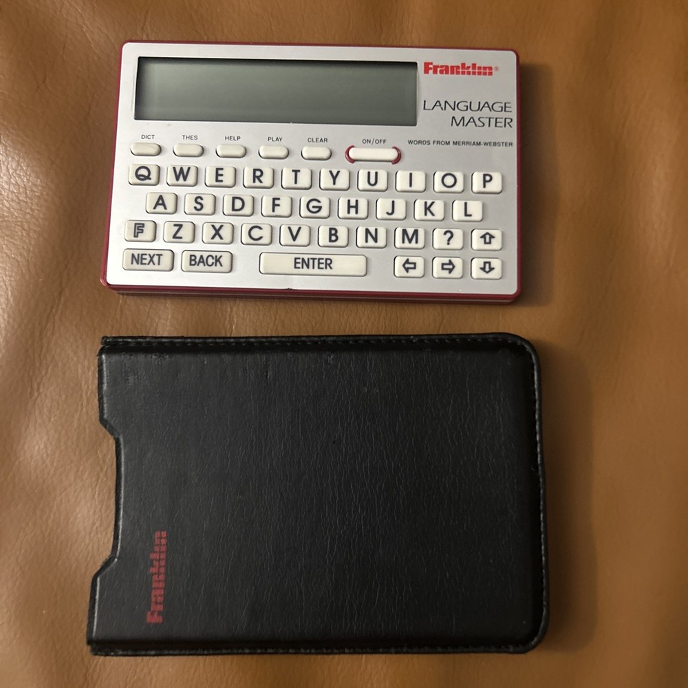Franklin Language Master Electronic Dictionary Model LM-2015 ~ needs batteries