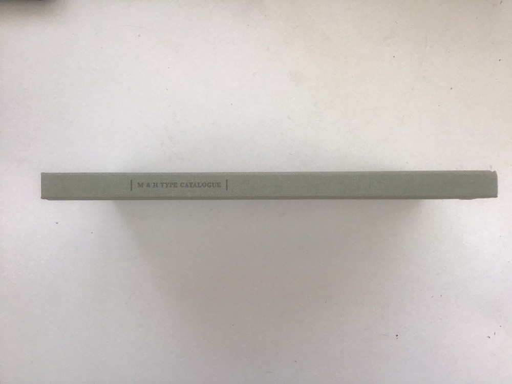 M & H Letterpress Type specimen Book