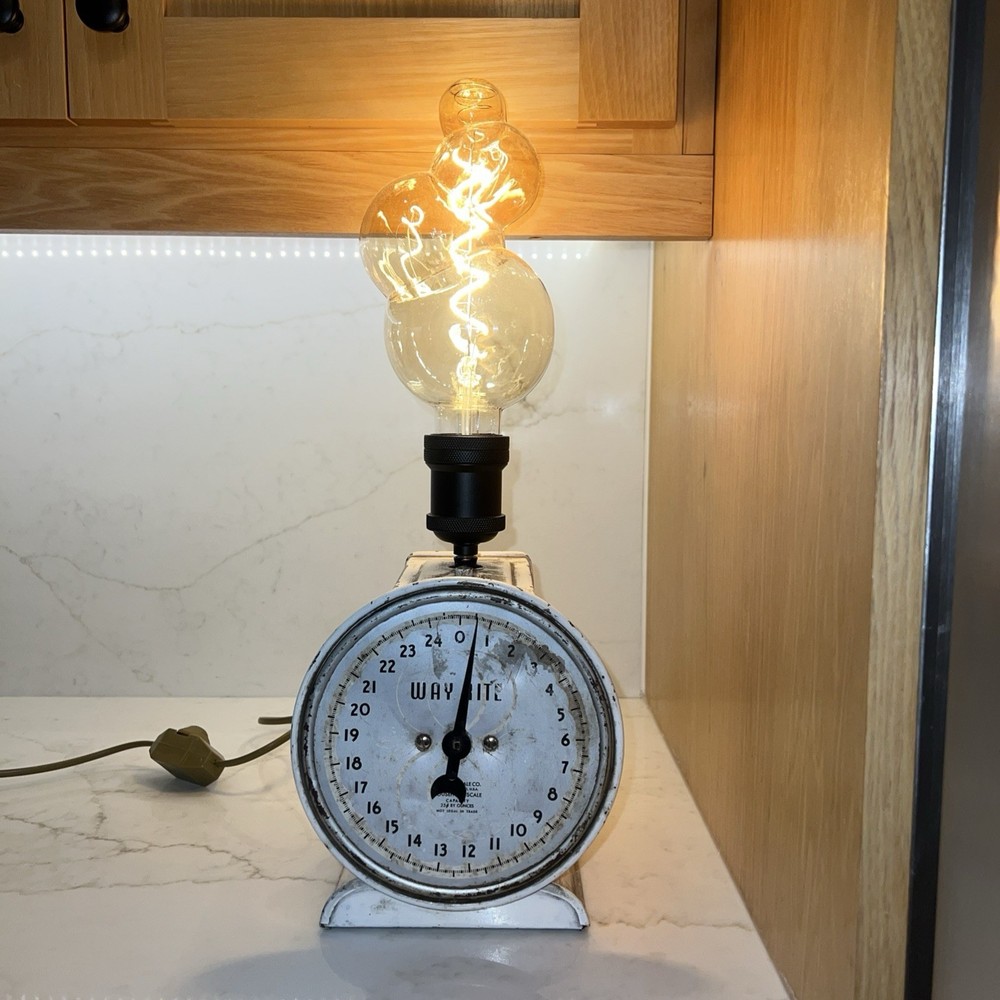 Vintage  Way Rite Turned Light