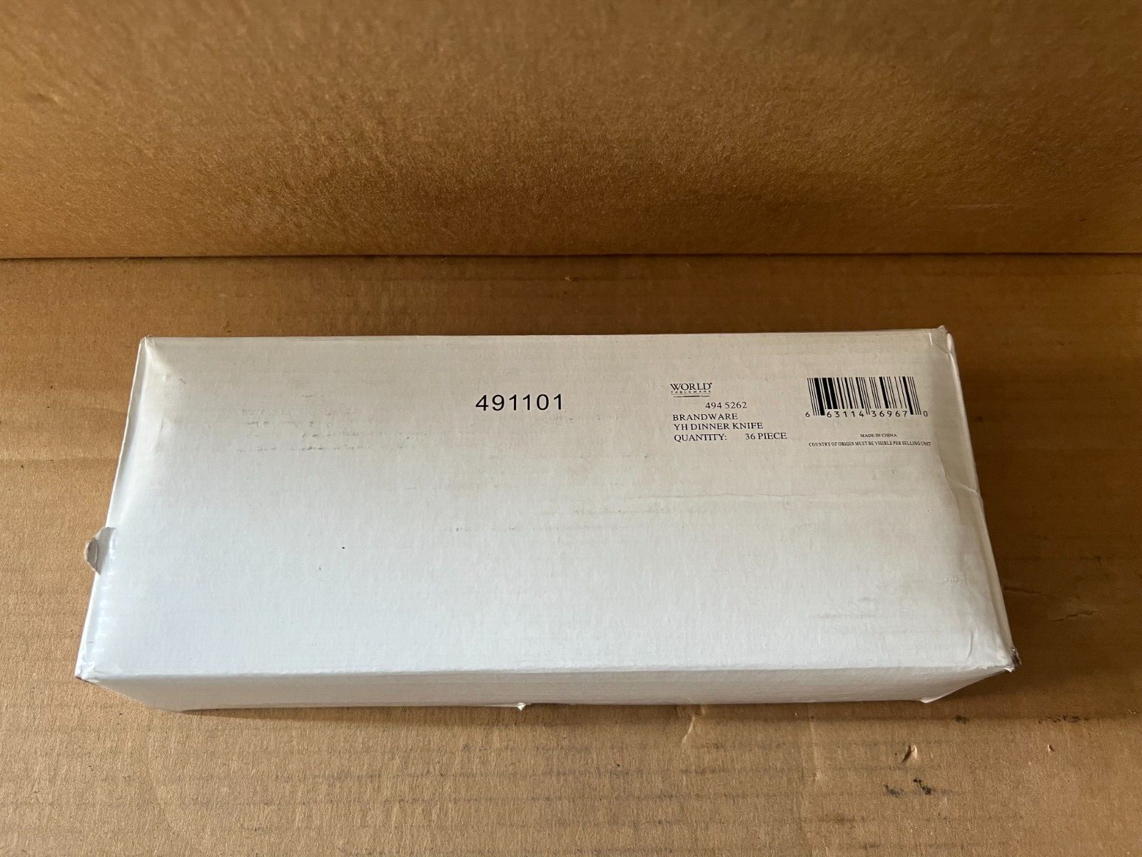 World Tableware Brandware 4945262YH Stainless Dinner Knife 285 Heavy Duty (36PK)